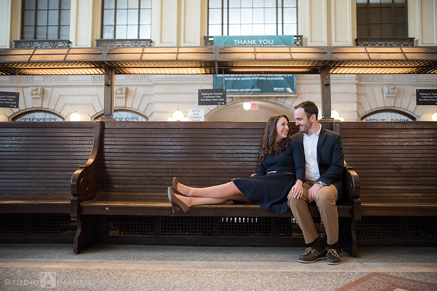 Hoboken Engagement Photos | Hoboken Wedding Photographer | Laura + Mike