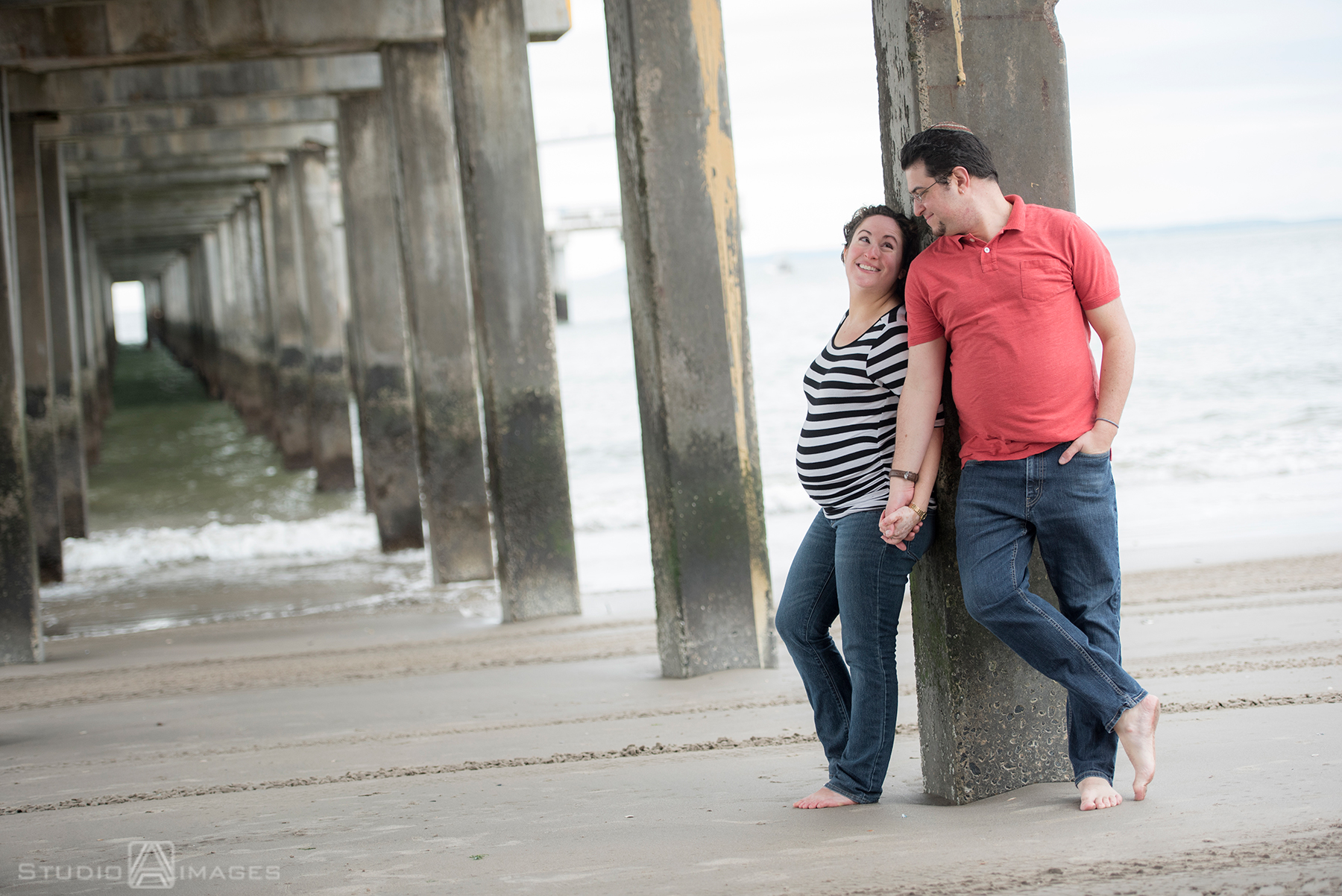 Coney Island Maternity Session | Brooklyn Maternity Photographer | Annie + Josh