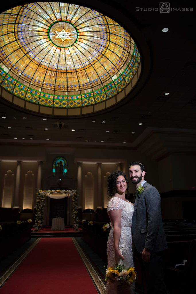 Temple Emanu-El Closter Wedding Photos | New Jersey Wedding Photographer | Merav + Adam