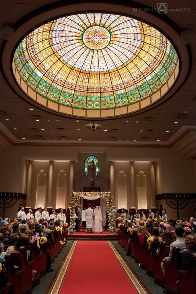 Temple Emanu-El Closter Wedding Photos | New Jersey Wedding Photographer | Merav + Adam