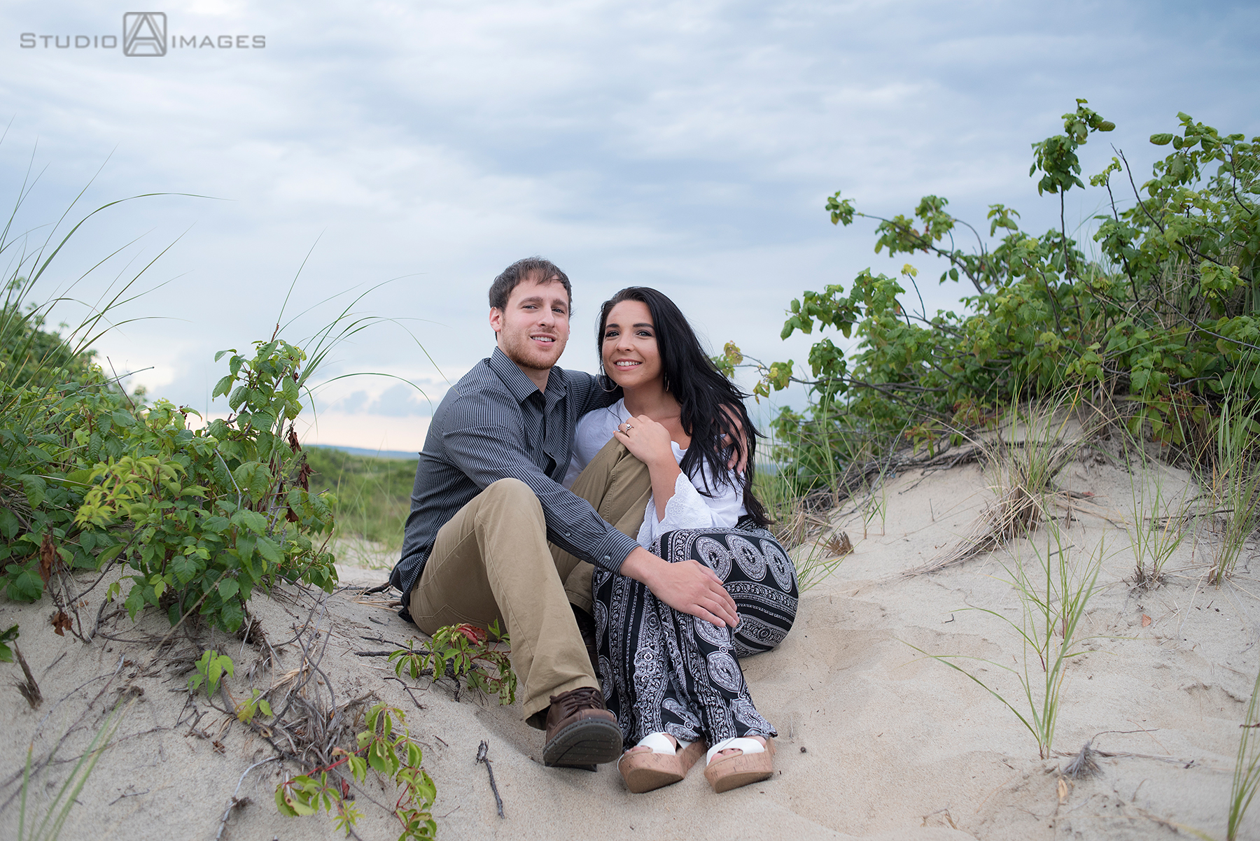 Sandy Hook Engagement Photos | Jersey Shore Wedding Photographer | Courtney + Sal