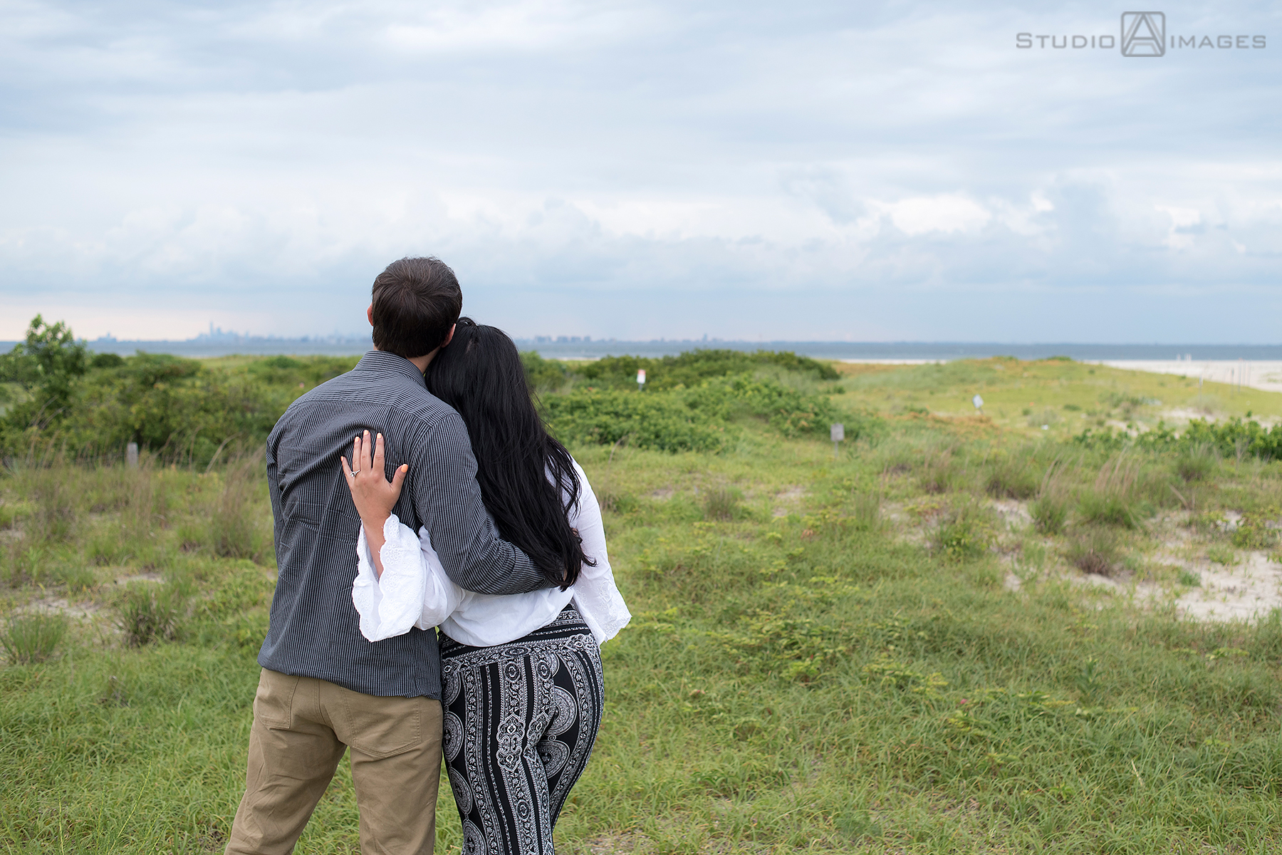 Sandy Hook Engagement Photos | Jersey Shore Wedding Photographer | Courtney + Sal