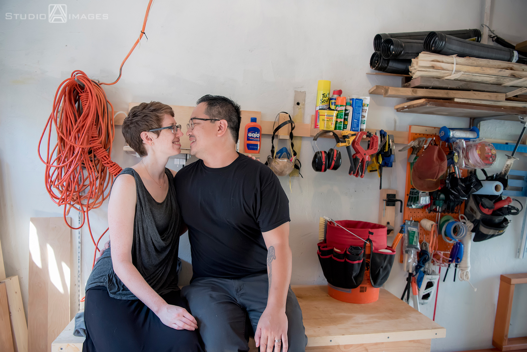 Queens couple in their home
