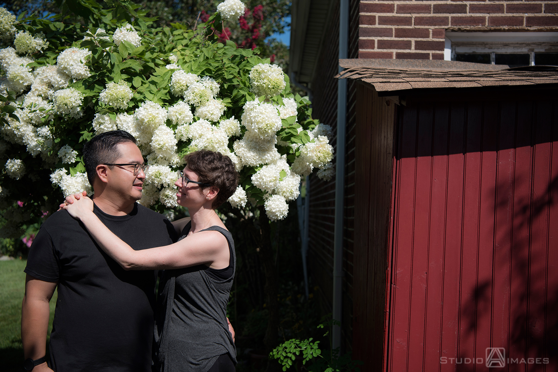 Queens couple in their home