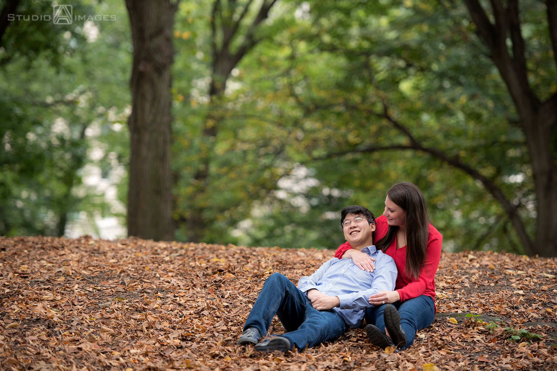 Central Park Engagement Photos | NYC Wedding Photographer | Sarah + Tony