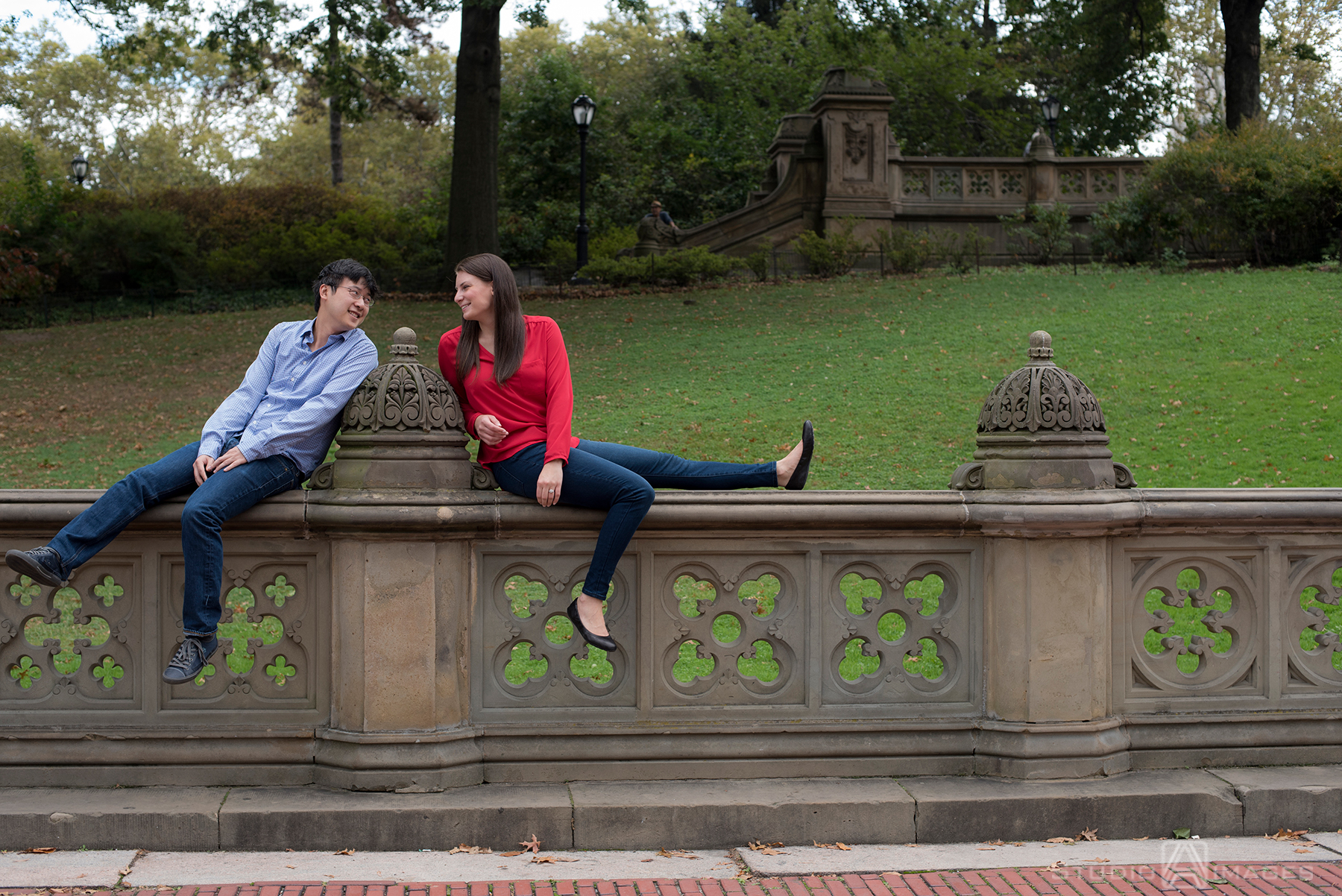 Central Park Engagement Photos | NYC Wedding Photographer | Sarah + Tony