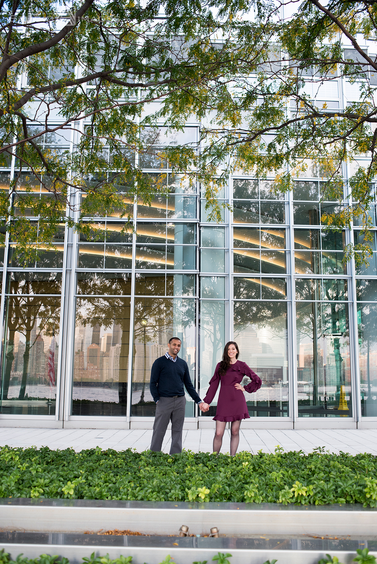 Jersey City Engagement Photos | Jersey City Wedding Photographer | Mary Beth + Arjun