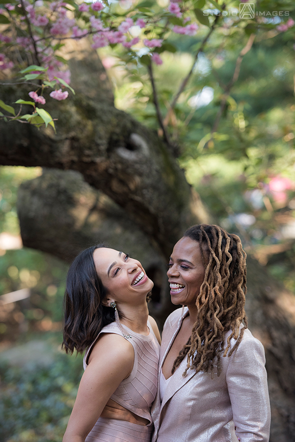 Brooklyn Botanical Garden Engagement Photos | Brooklyn Wedding Photographer | Yani + Divinity