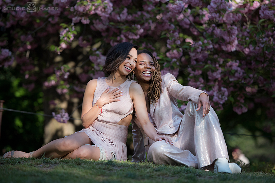 Brooklyn Botanical Garden Engagement Photos | Brooklyn Wedding Photographer | Yani + Divinity