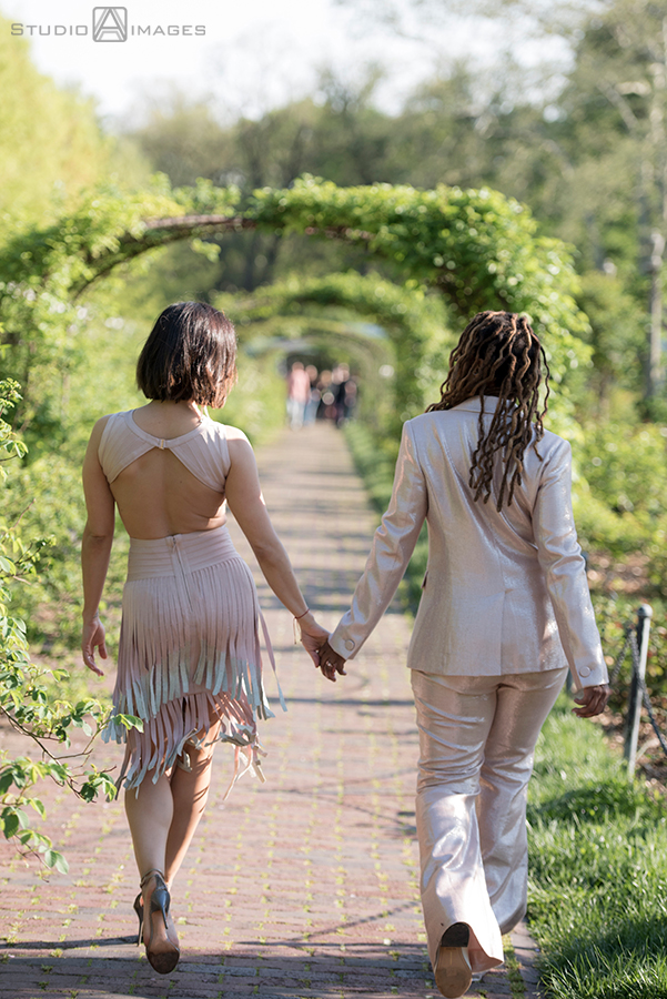 Brooklyn Botanical Garden Engagement Photos | Brooklyn Wedding Photographer | Yani + Divinity