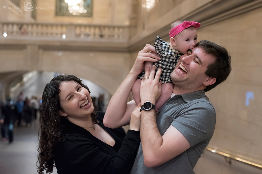 Grand Central Terminal Family Portrait Photography | NYC Family Photographer | F Family