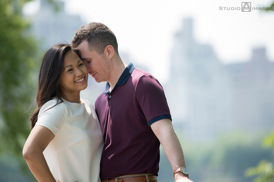 Central Park Engagement Photos | NYC Wedding Photographer | Yvonne + Joe