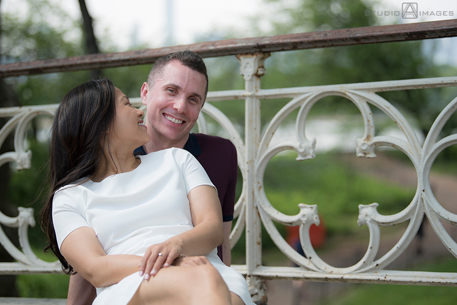 Central Park Engagement Photos | NYC Wedding Photographer | Yvonne + Joe