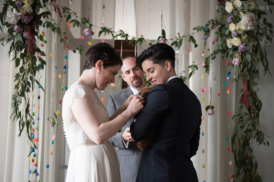 Metropolitan Building Wedding Photos | NYC Wedding Photographer | Emily + Julia