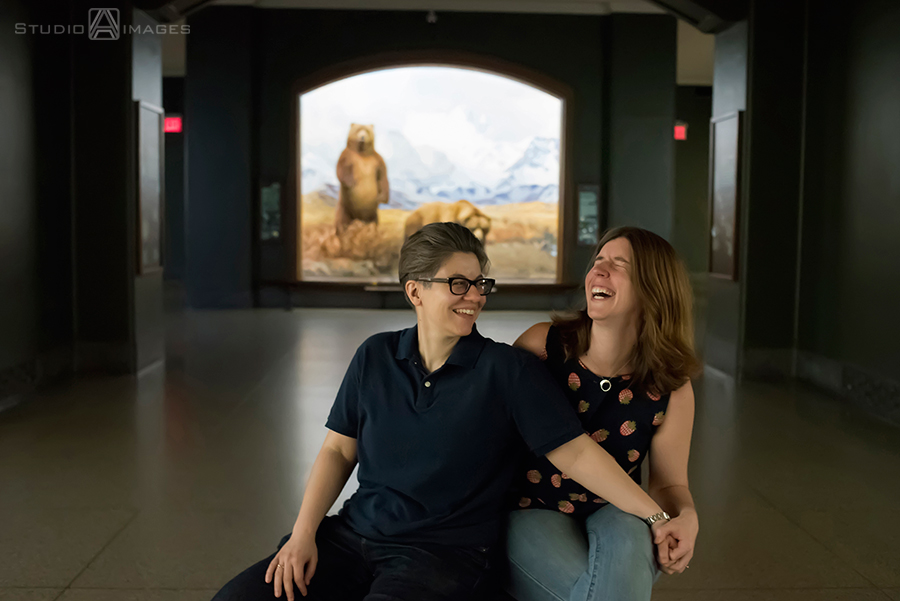 American Museum of Natural History Engagement Photos | NYC Wedding Photographer | Maria + Genna
