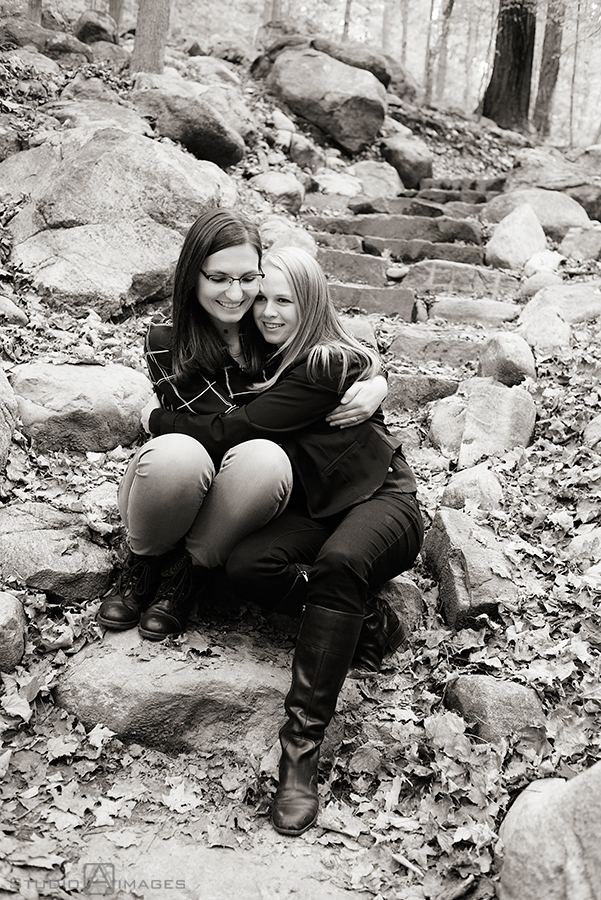 Ramapo Valley County Reservation Engagement Photos | NJ Wedding Photographer | Elise + Tess