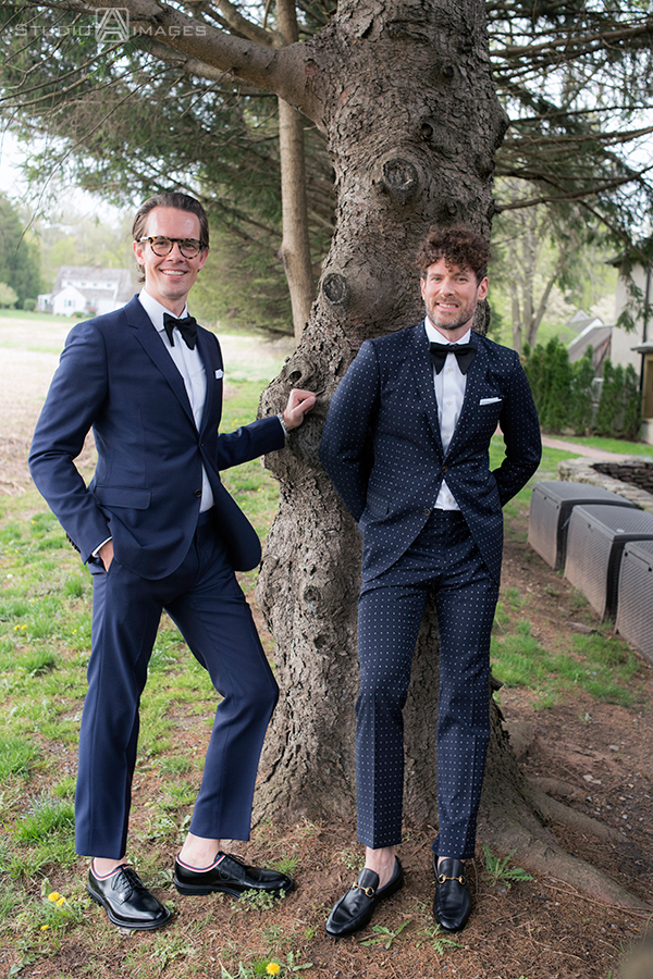 Hotel du Village Wedding Photos | New Hope Wedding Photographer | LGBTQ wedding photographer