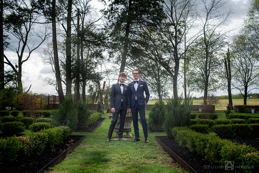 Hotel du Village Wedding Photos | New Hope Wedding Photographer | LGBTQ wedding photographer