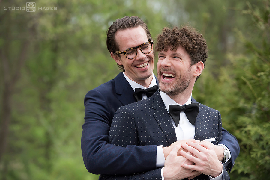 Hotel du Village Wedding Photos | New Hope Wedding Photographer | LGBTQ wedding photographer