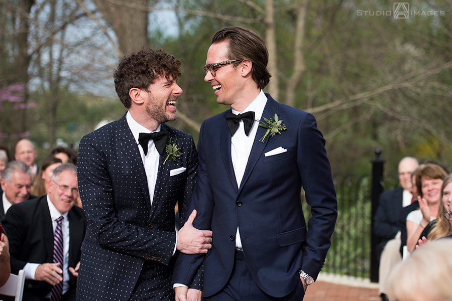 Hotel du Village Wedding Photos | New Hope Wedding Photographer | LGBTQ wedding photographer