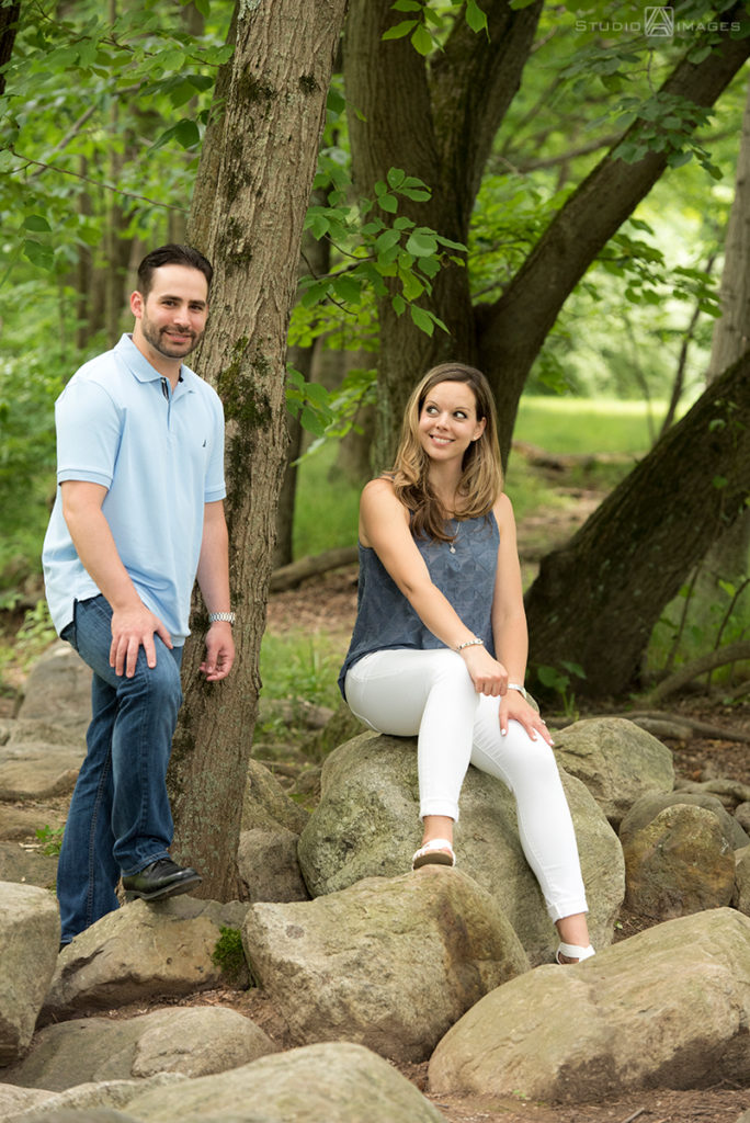 Ramapo Valley County Reservation Engagement Photos | New Jersey Wedding Photographer | Christina + Eddie