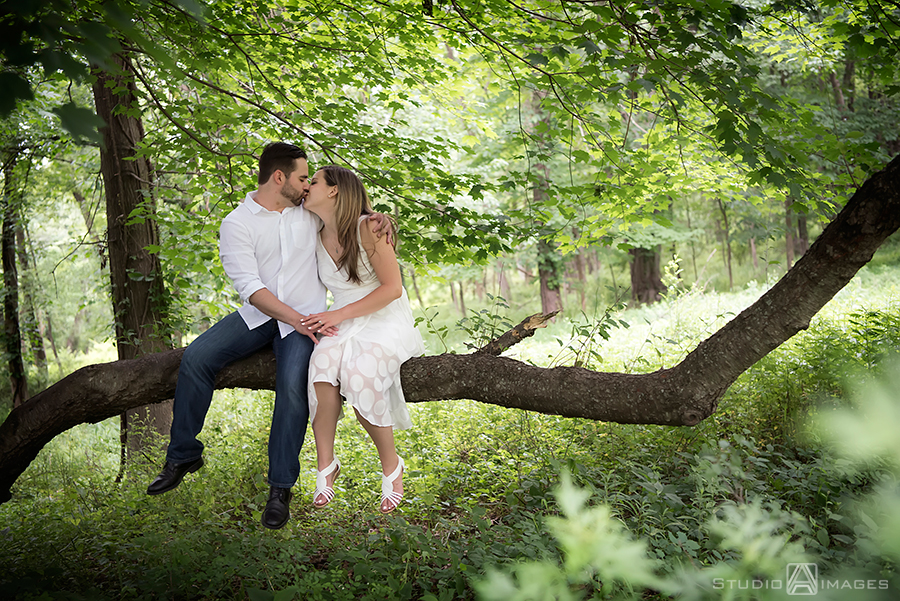 Ramapo Valley County Reservation Engagement Photos | New Jersey Wedding Photographer | Christina + Eddie