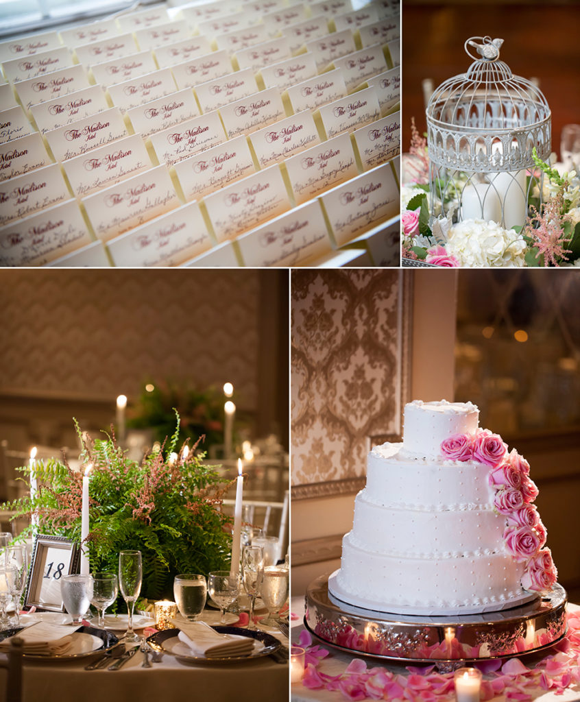 wedding decor at The Madison Hotel in Morrisotwn