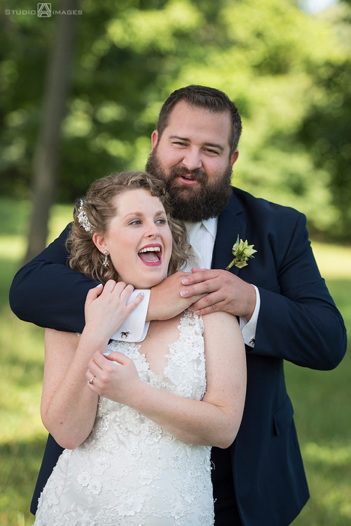 bride and groom on their wedding day at Pen Ryn Estate | Pen Ryn Estate Wedding Photos | Bucks County Wedding Photographer