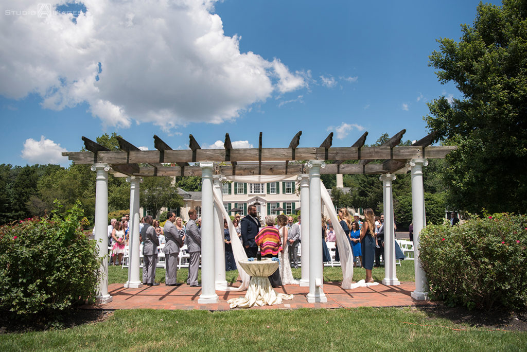 wedding ceremony at Pen Ryn Estate | Pen Ryn Estate Wedding Photos | Bucks County Wedding Photographer