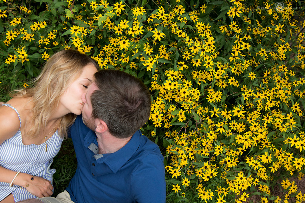 Bowman’s Hill Wildflower Preserve Engagement Photos by Bucks County Wedding Photographer
