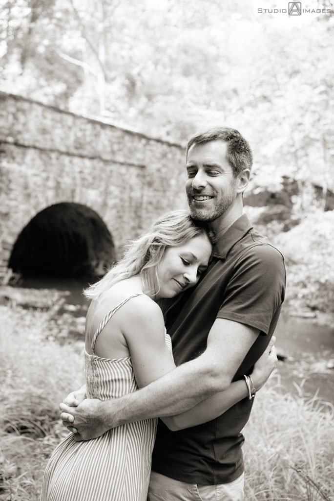 Bowman’s Hill Wildflower Preserve Engagement Photos by Bucks County Wedding Photographer