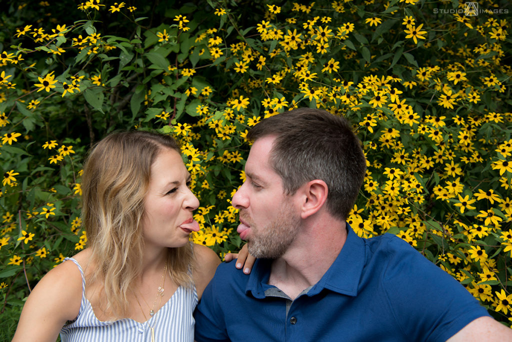 Bowman’s Hill Wildflower Preserve Engagement Photos by Bucks County Wedding Photographer
