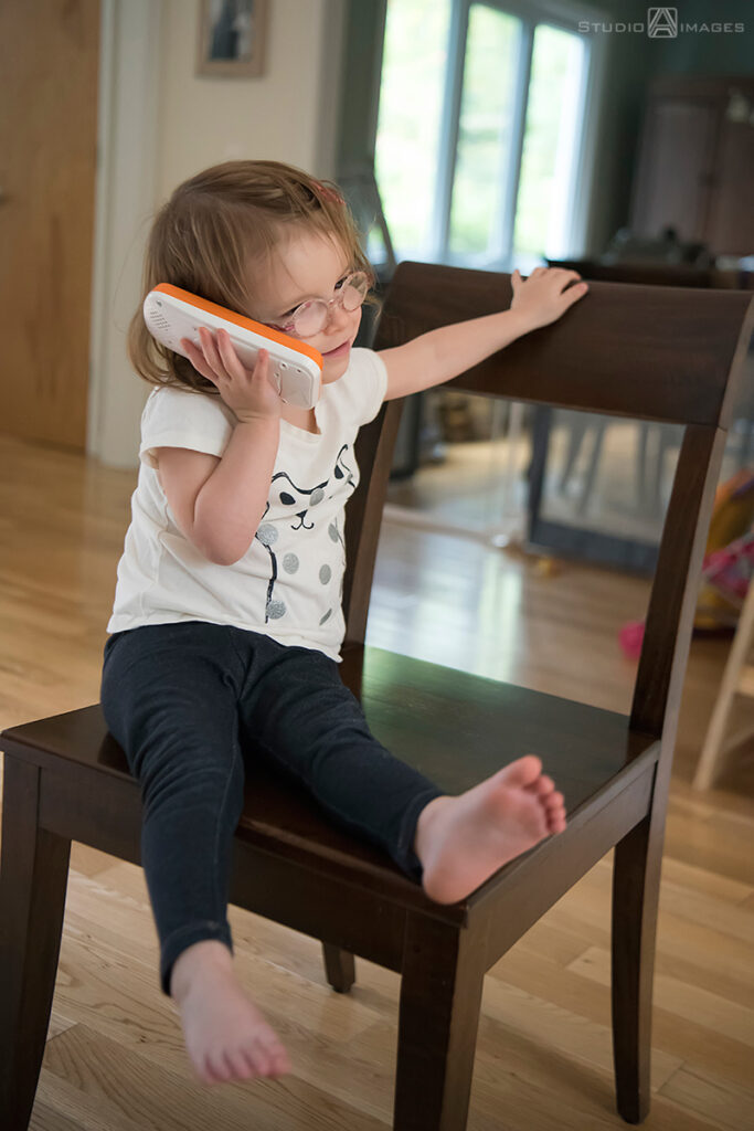 daughter during their Documentary-style day in the life family photo shoot