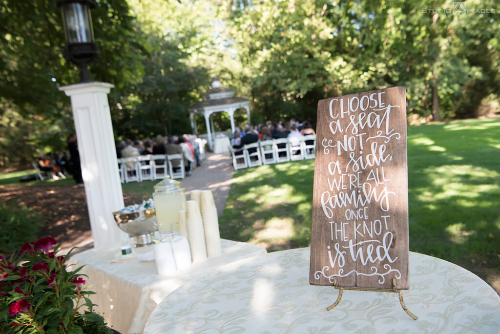 wedding ceremony at Grain House in Basking Ridge. LGBTQ wedding 