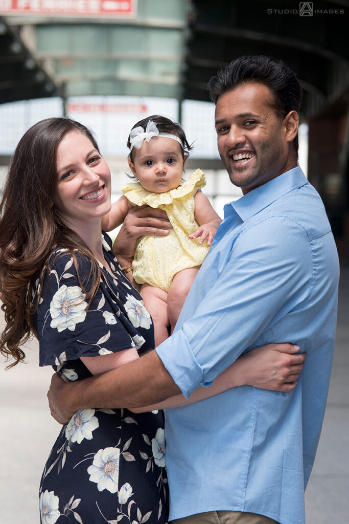 family photos at Liberty State Park in Jersey City