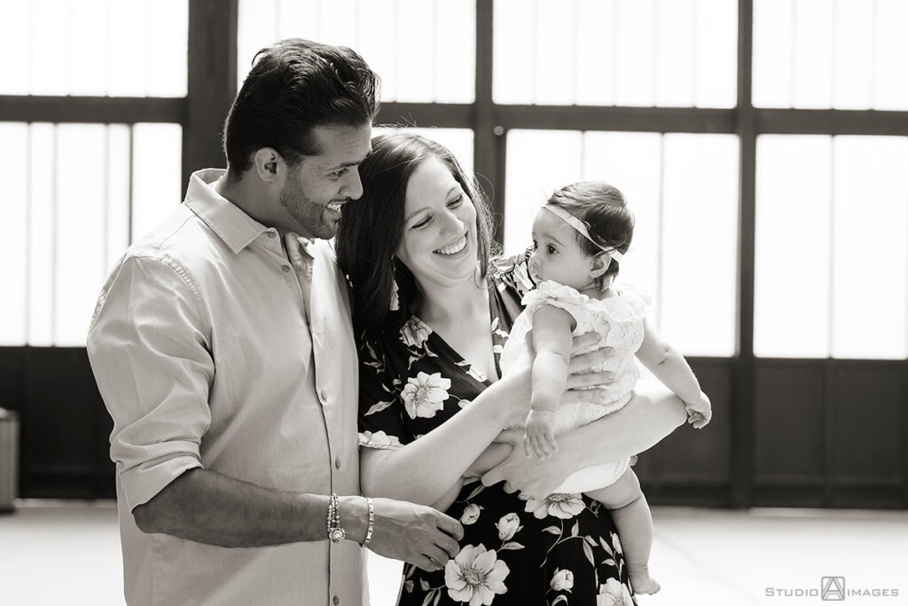 family photos at Liberty State Park in Jersey City