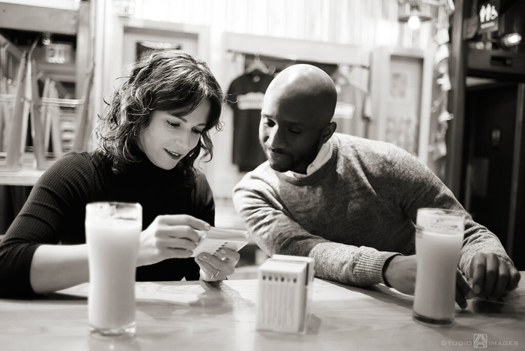 SingleCut Beersmiths Engagement Photos in Astoria
