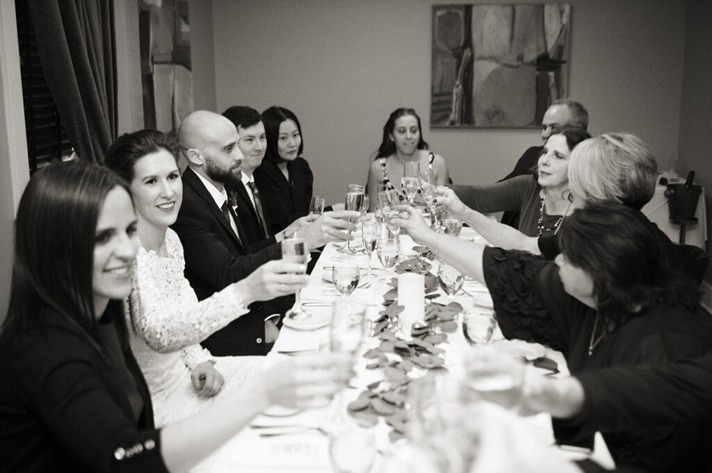 bride and groom celebrate their wedding day at  Moonstruck in Asbury Park