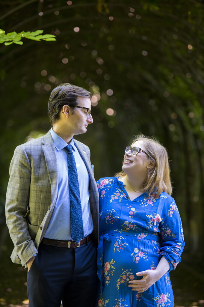 Expectant parents during Snug Harbor Maternity Session