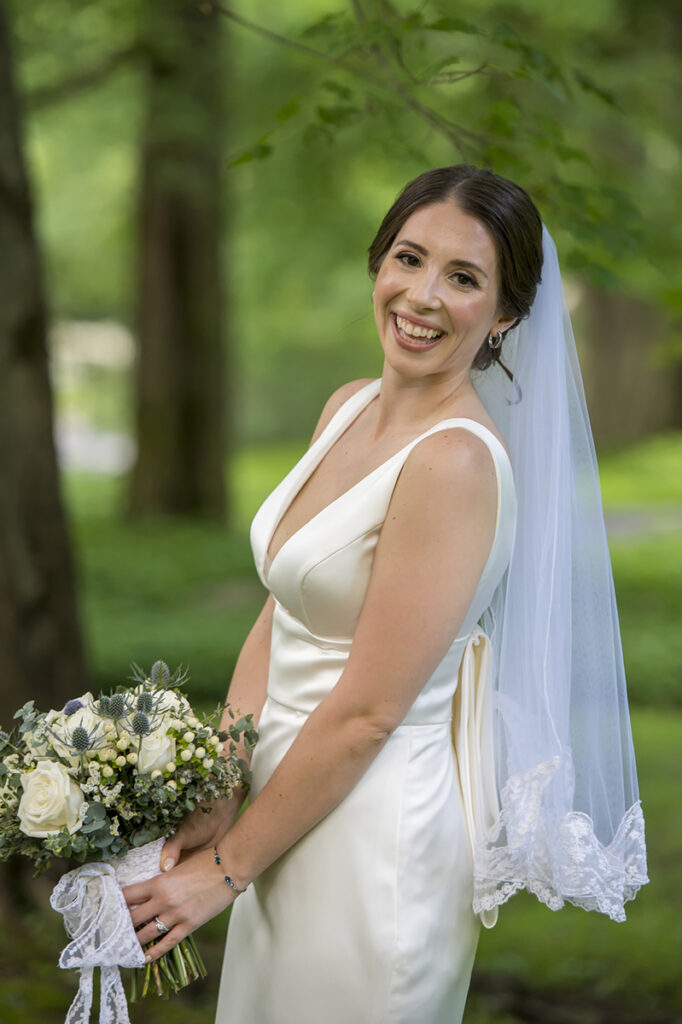 bride on her wedding day in New York