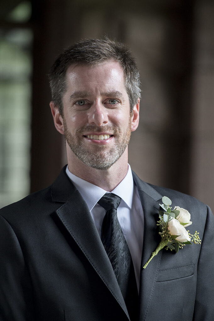 intimate wedding at Princeton University