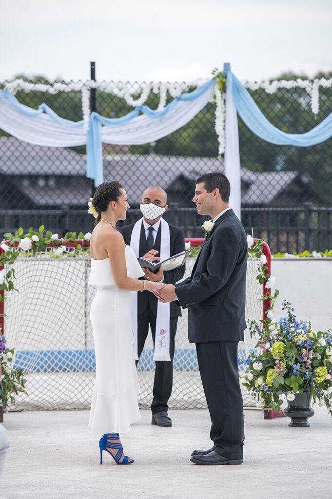 wedding ceremony at Bear Mountain in Hudson Valley