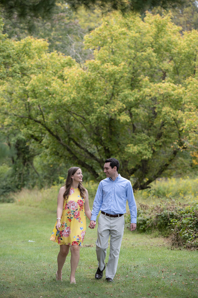 Newtown Engagement Photos at Tyler State Park