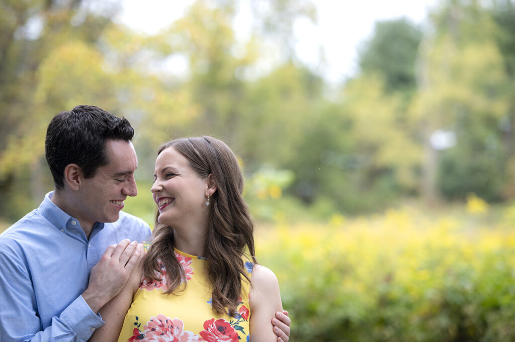 Newtown Engagement Photos at Tyler State Park