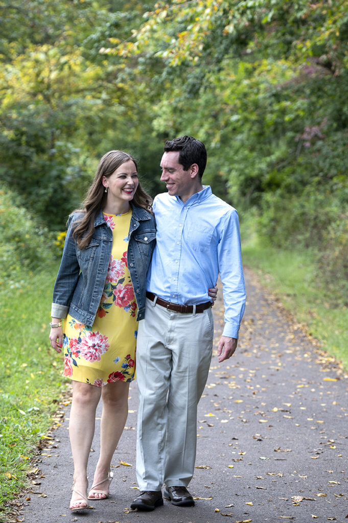 Newtown Engagement Photos at Tyler State Park