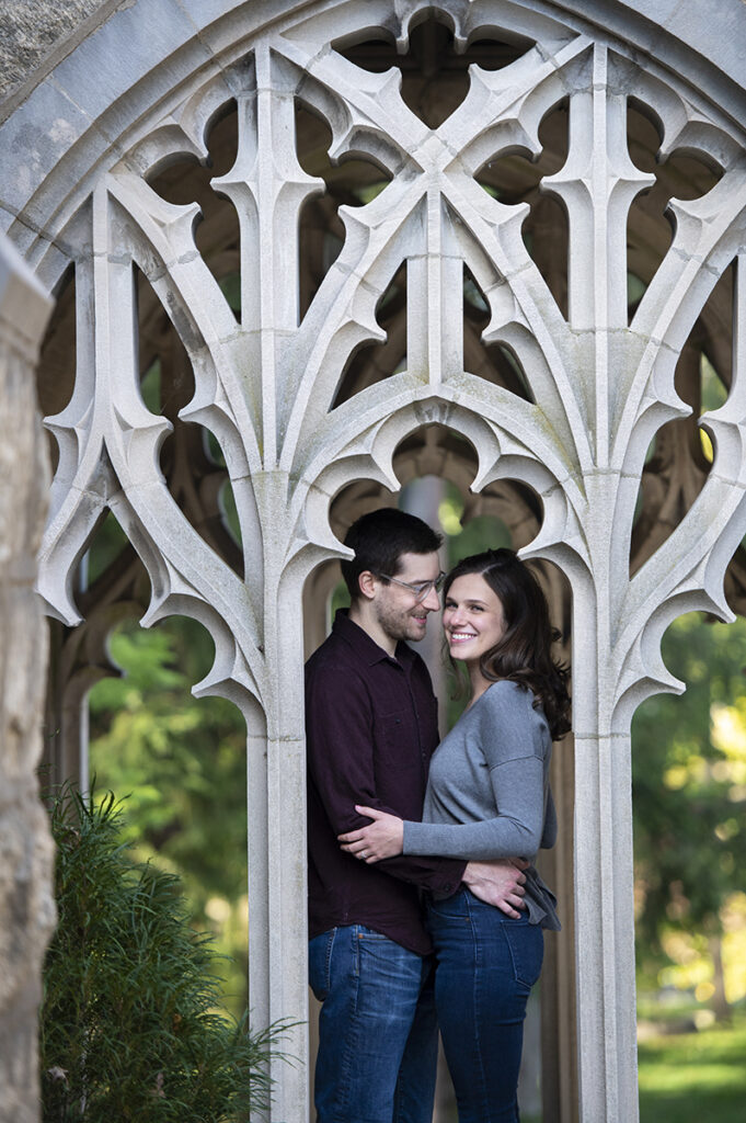 Valley Forge National Historical Park Engagement Photos | Bucks County Wedding Photographer | fall engagement photos