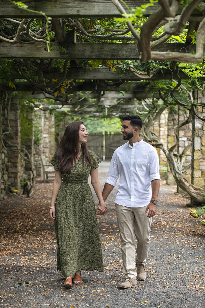 ossed Estate Gardens Engagement Photos | NJ Wedding Photographer | Katie + Matt