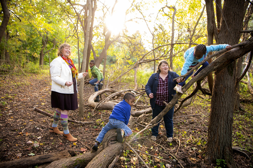 New York Fall Family Photos at Lenoir Preserve in Yonkers