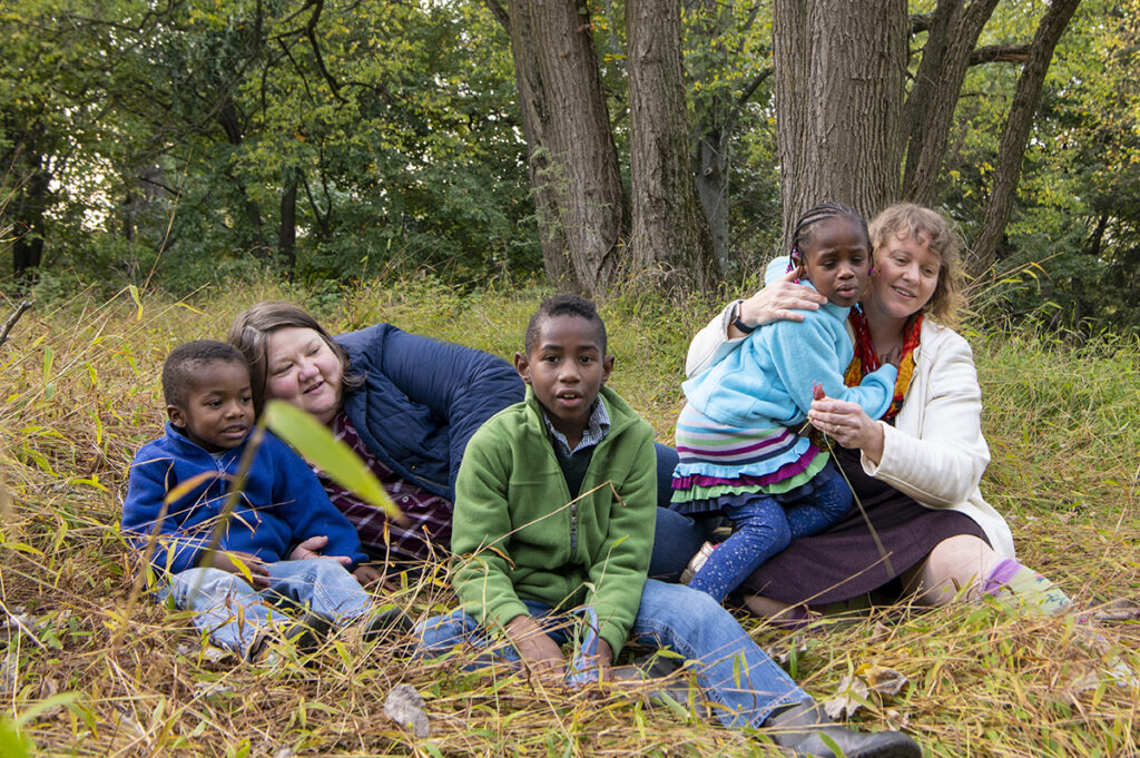 New York Fall Family Photos at Lenoir Preserve in Yonkers