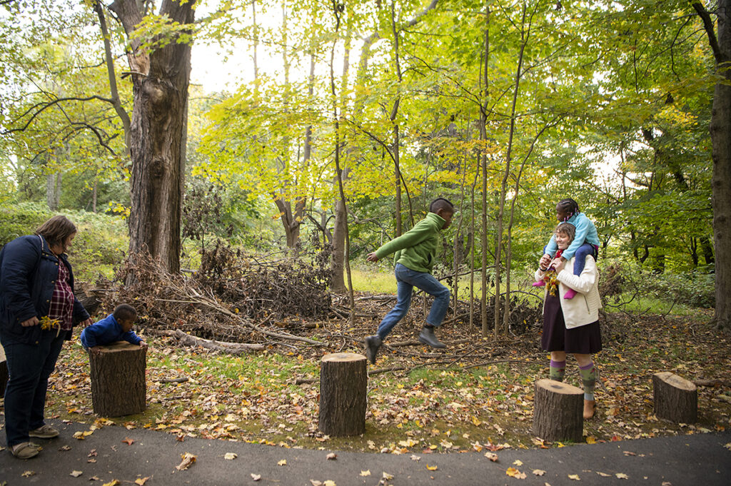 New York Fall Family Photos at Lenoir Preserve in Yonkers